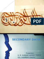 Secondary Data 