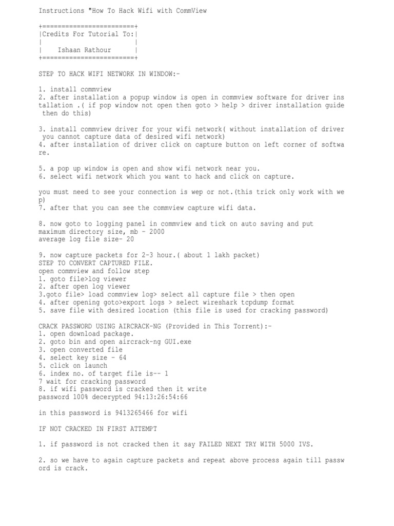 Aircrack Download Windows Packet doodleheavenly