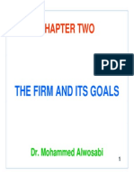 The Firm's Goals and Decision Making