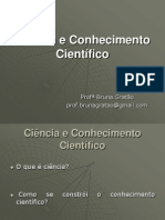 Aula 2 Ciencia e Conhecimento Cientifico