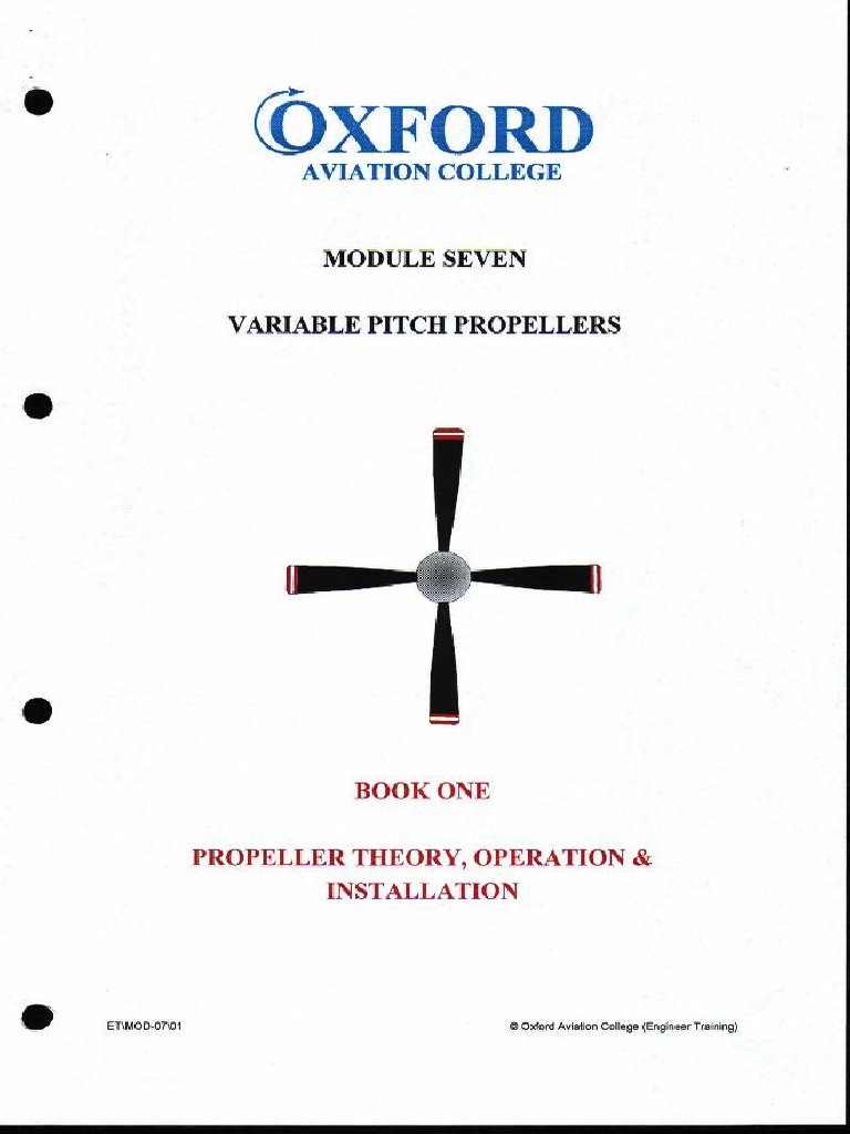 Oxford Module 17 Propellers | PDF