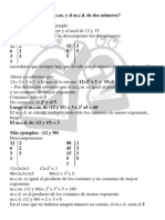 Como Se Calcula El MCM y MCD PDF