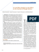 Effect of Length and Implant Surface