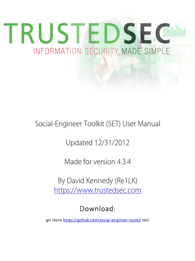 Social-Engineer Toolkit User Guide | PDF | Port (Computer Networking ...