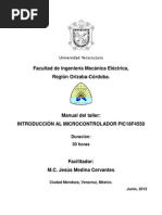 Manual Del Taller Introduccion Al Microcontrolador PIC18F4550