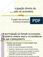 A participação do Estado na economia