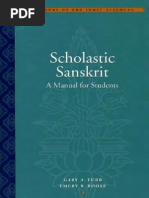 Scholastic Sanskrit