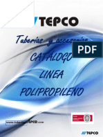 Catálogo Linea Polipropileno (Tuberia y Accesorios)