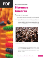 SISTEMAS LINEARES - MODELAGEM