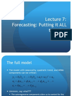 Forecasting: Putting It ALL Together