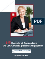  Formulare Obligatorii Pentru Angajator