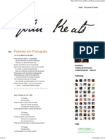 John Keats Poemas Em Portugues