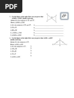 Triangle Congruence Proofs Review Game