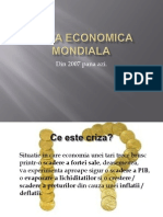 Criza Economica Mondiala Din 2008-2012