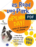 Dog Park Opening