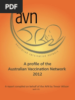 Download A profile of the Australian Vaccination Network 2012 by Meryl Dorey SN184936385 doc pdf