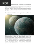10 Fascinantes e Curiosas Estrelas Universo Afora