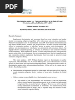 Discrimination Against Law Enforcement Officers On The Basis of Sexual Orientation and Gender Identity: 2000 To 2013