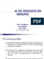Gestión de Riesgos en Mineria