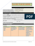 Plantilla Del Plan de Unidad Nuevo Documento de Word Ya Listo