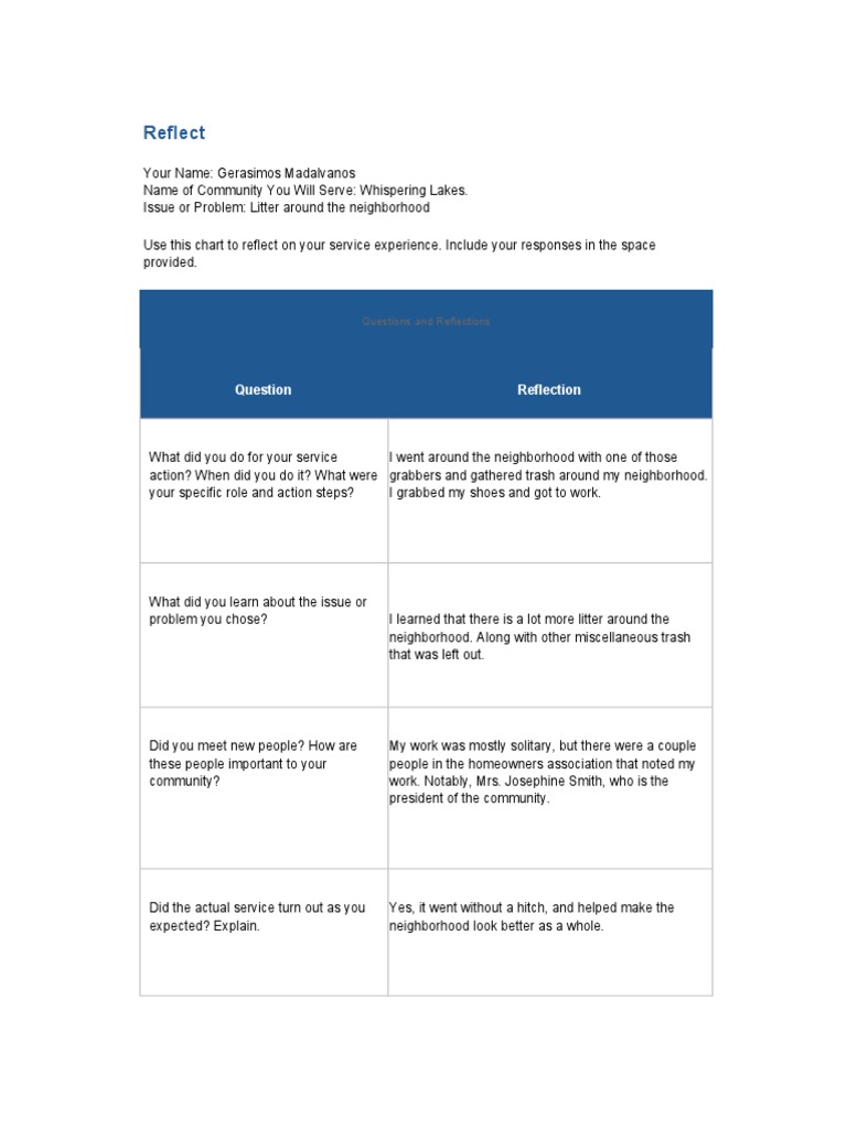 Reflect | PDF | Social Science