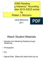 Thinking Maps NCMS Reading Inferences Marzano With ASCD Article