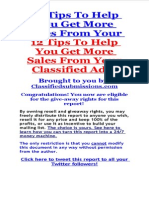 Classified Ad Posting Service - How To Get More Sales From Posting Classified Ads