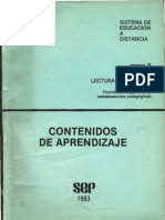 Contenidos de Aprendizaje Anexo II