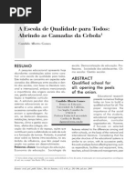A Escola de Qualidade Para Todos