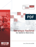 Estrategia Nacional Gobierno Electronico