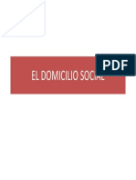 EL DOMICILIO SOCIAL- PRÓRROGA