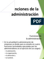 Funcion de La Administracion Velasco