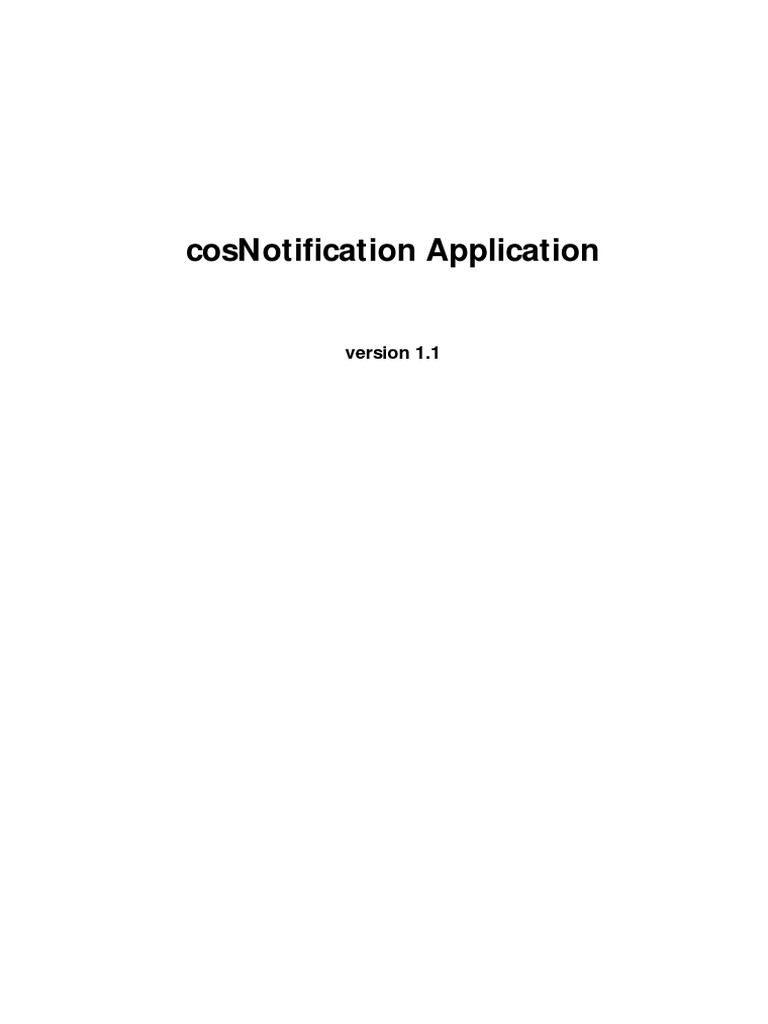 Cos Notification | PDF | Computers | Technology & Engineering
