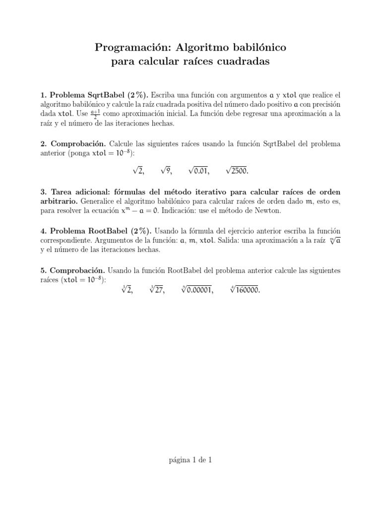 Prog Square Root Babylonian Method | PDF
