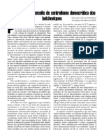 Recuperar o conceito de centralismo democrático dos bolcheviques