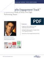 The Strengths Engagement Track: A Benchmark Study of Sixty-Five High Performing Teams