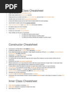 Java Cheatsheet