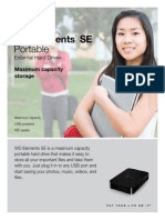WD Elements Portable SE Specifications (English)