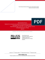 Reseña de - La Evaluación de Los Alumnos. de La Producción de La Excelencia A La Regulación de Los Ap