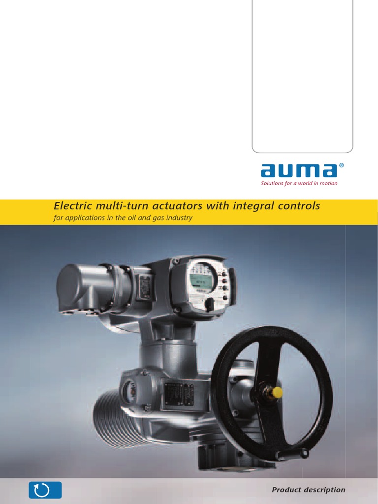 AUMA Electric Actuators for Oil & Gas | PDF | Electrical Connector ...