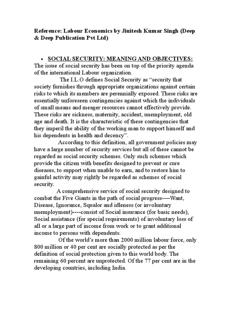 Social Security | PDF | Social Security | Welfare