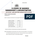 Banking Management  WE ARE PROVIDING CASE STUDY ANSWERS
ASSIGNMENT SOLUTIONS, PROJECT REPORTS
AND THESIS

ISBM / IIBMS / IIBM / ISMS  / KSBM / NIPM
/SMU / SYMBIOSIS / XAVIER / NIRM / IGNOU

MBA - EMBA - BMS - GDM - MIS – MIB -
DMS - MMS - DBM - PGDBM - DBA

www.casestudies.co.in
aravind.banakar@gmail.com

ARAVIND 09901366442 – 09902787224 
