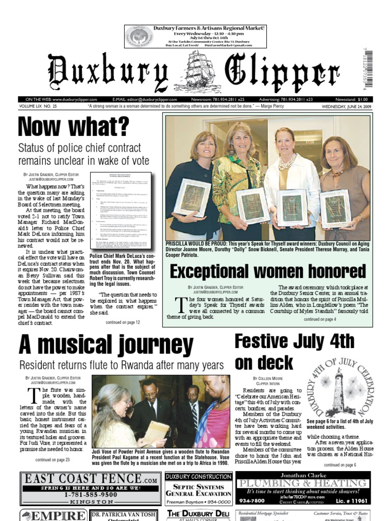 Duxbury Clipper 06_24_2009 Leisure