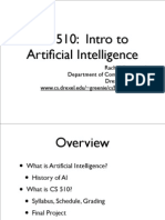 Intoduction To Artificial Intelligence