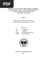 Makalah Penelitian Pekerjaan Seorang Penjahit Rumahan