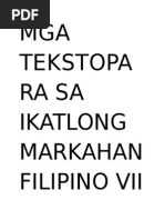 Filipino | PDF