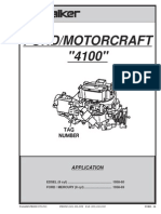 Ford Motorcraft Carburation