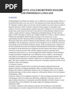 Download A Contrastive Analysis Between English and Indonesian by Suhirman Jayadi SN185067090 doc pdf