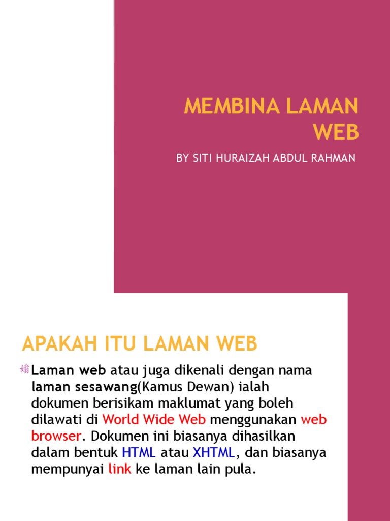 Membina Laman Web Pdf