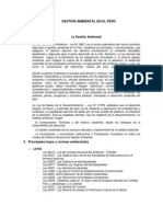 Gestión Ambiental en El Perú